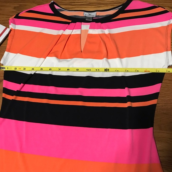 Slight Cap sleeve Striped Shirt - Picture 6 of 6